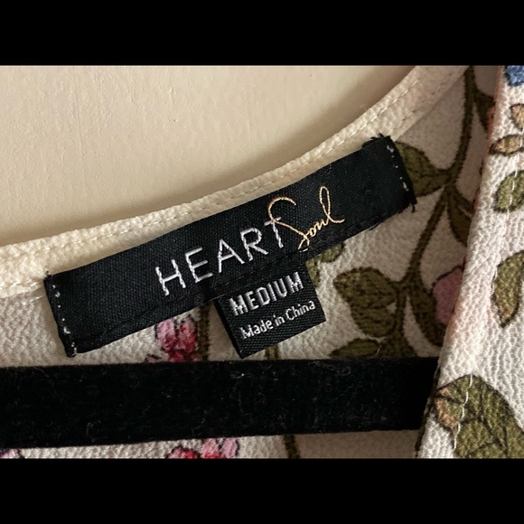 HeartSoul Jumper dress size M flora - Picture 6 of 6